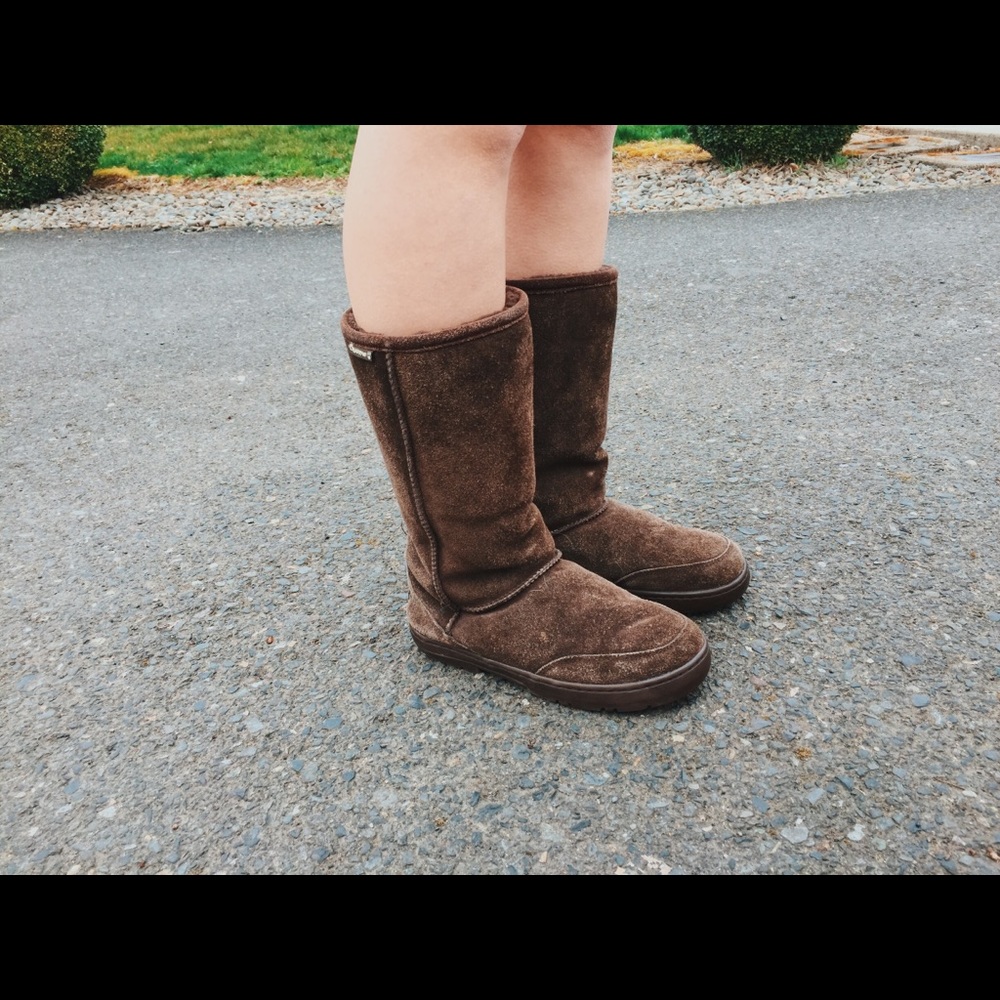 Bearpaw Chocolate Tall Boots